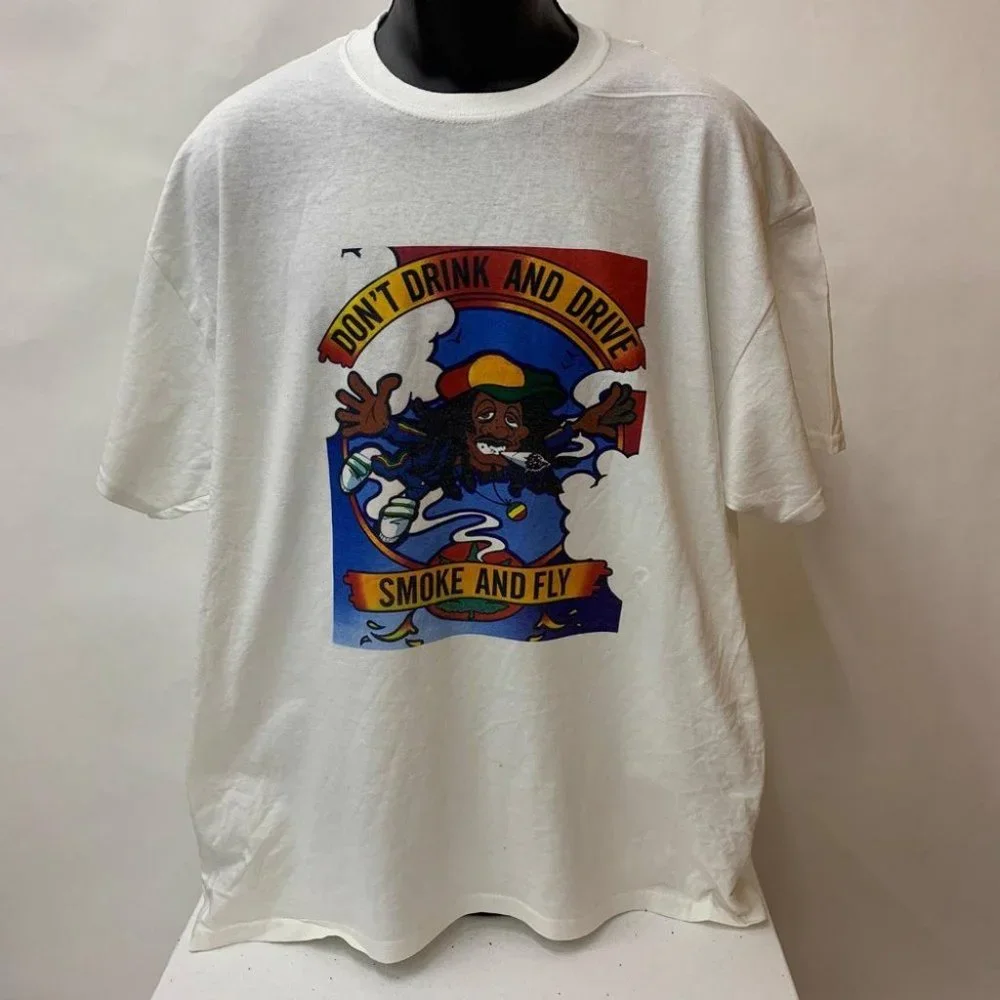 Don't Drink & Drive! Smoke & FLY! t-shirt - Small - Picture 2 of 3